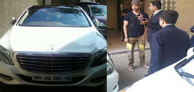 Hrithik Roshan with Mercedes Benz S Class