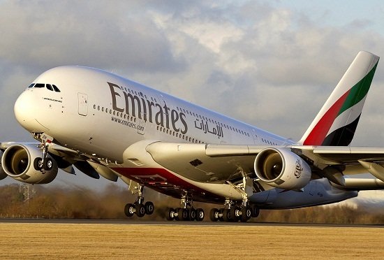 Emirates flight