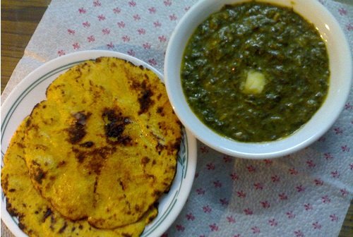 Makki ki Roti and Sarson ka Saag