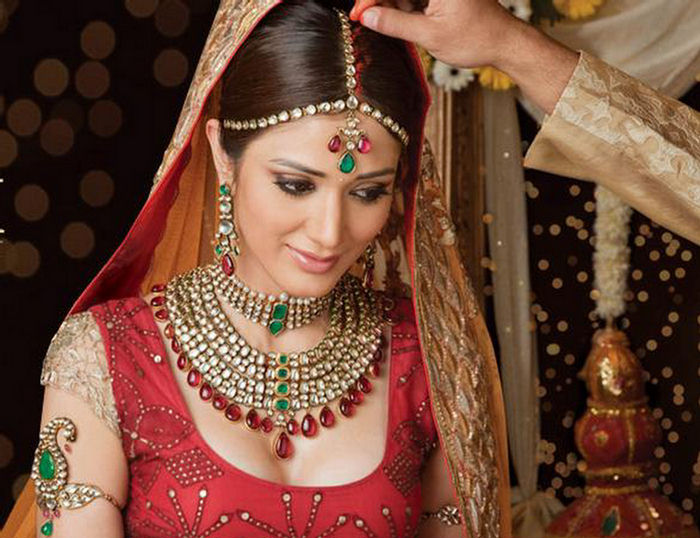 indian bride makeup