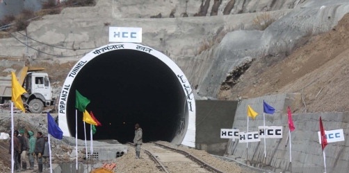 Pir Panjal Railway Tunnel in Jammu & Kashmir