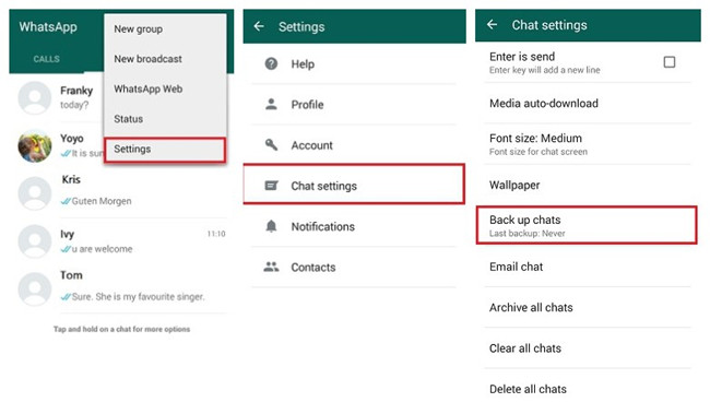 WhatsApp Chats Should Be Backed Up