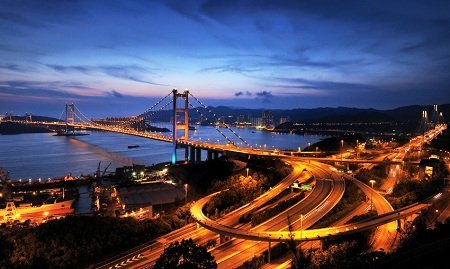 Tsing Ma Bridge - Hong Kong, China