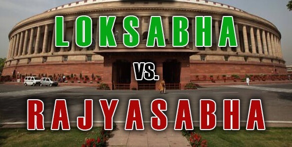 Differences between Lok Sabha and Rajya Sabha