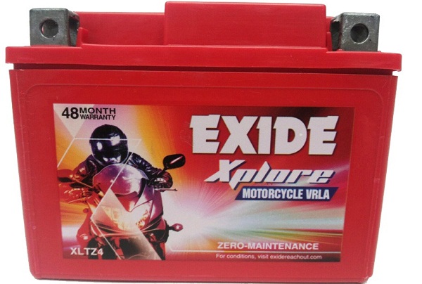 Exide Xplore Xltz4 Bike Battery