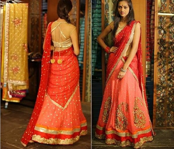Half Saree Lehenga