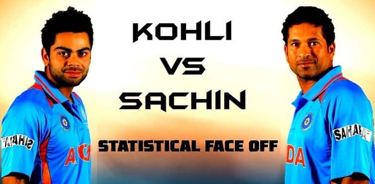 Virat Kohli vs Sachin Tendulkar