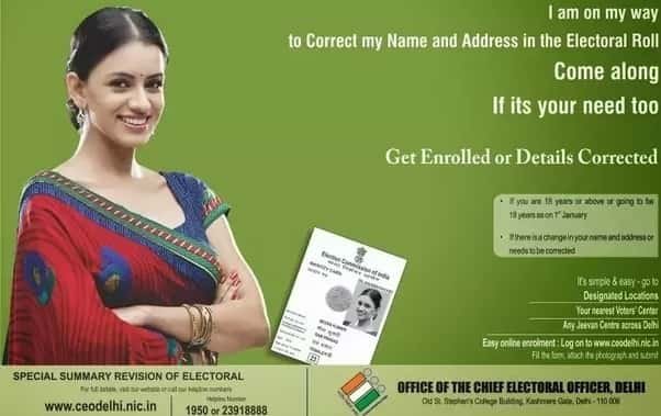 how to get lost voter id card in delhi