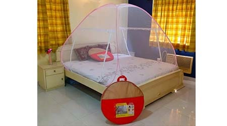 Athenacreations Double Bed Foldable Mosquito Net