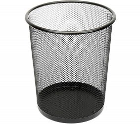 @home by Nilkamal mesh metal dustbin