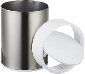 Amazon Basics stainless steel dustbin