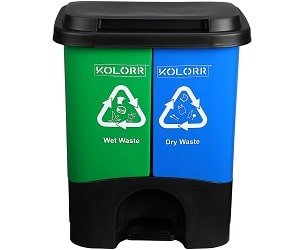 Kolorr Mega Twin-Bins Dustbin 