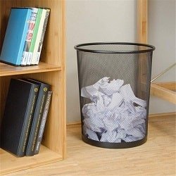 Mahuva metal mesh dustbin