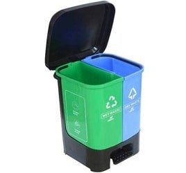 Nilkamal Twin Color Dustbin 