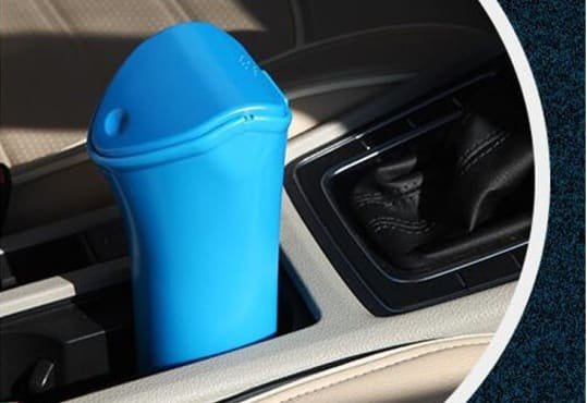 Car Trash Can 2 Packs Mini Car Garbage Can With Lid Press To Open Aesthetic  Leak-proof Portable Car Accessories Cup Holder Trash Bin For Auto,home,off