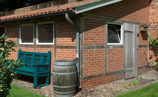 wooden water storage