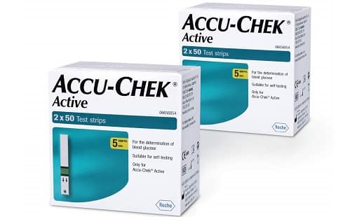 Accu Chek Active Glucometer Test Strips