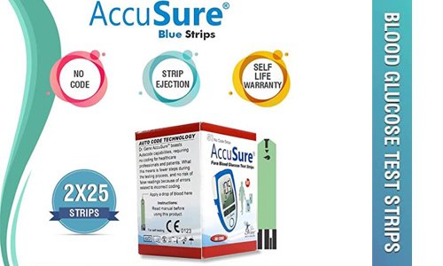 AccuSure Blood Multicolor Test Strips
