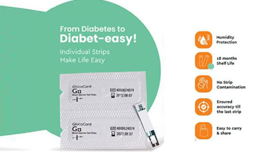Arkrat Glucocard G+ Blood Glucose Test Strips