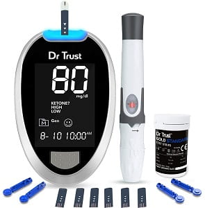 Dr TrustFully Automatic Blood Sugar Testing Glucometer
