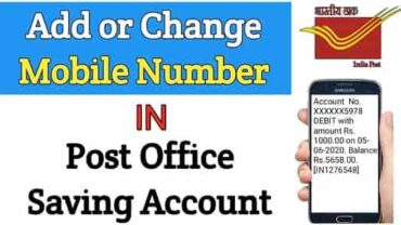 How To Register A Mobile Number In A Post Office Account