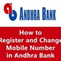 How To Register Mobile Number In Andhra Bank
