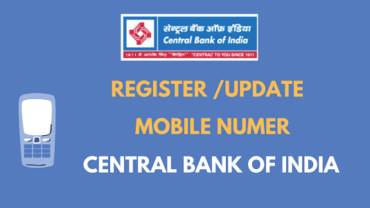 Register Mobile Number in Central Bank