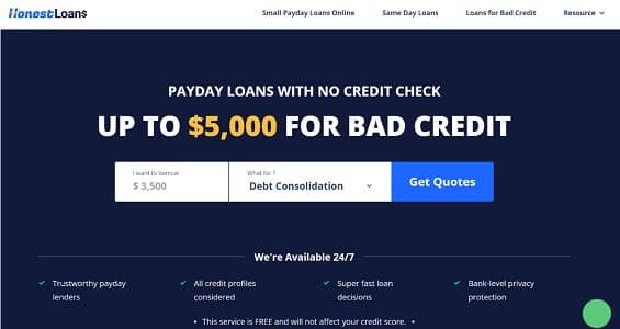 honest loan