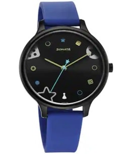 Sonata Play Black Dial Watches for Women-min