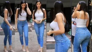 Nora Fatehi in jeans